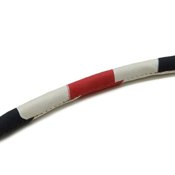 HERMES Petite H Bride de Soie Choker Necklace Bracelet 100% Silk Multicolor